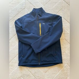 Hawke & Co Navy fleece lined jacket M